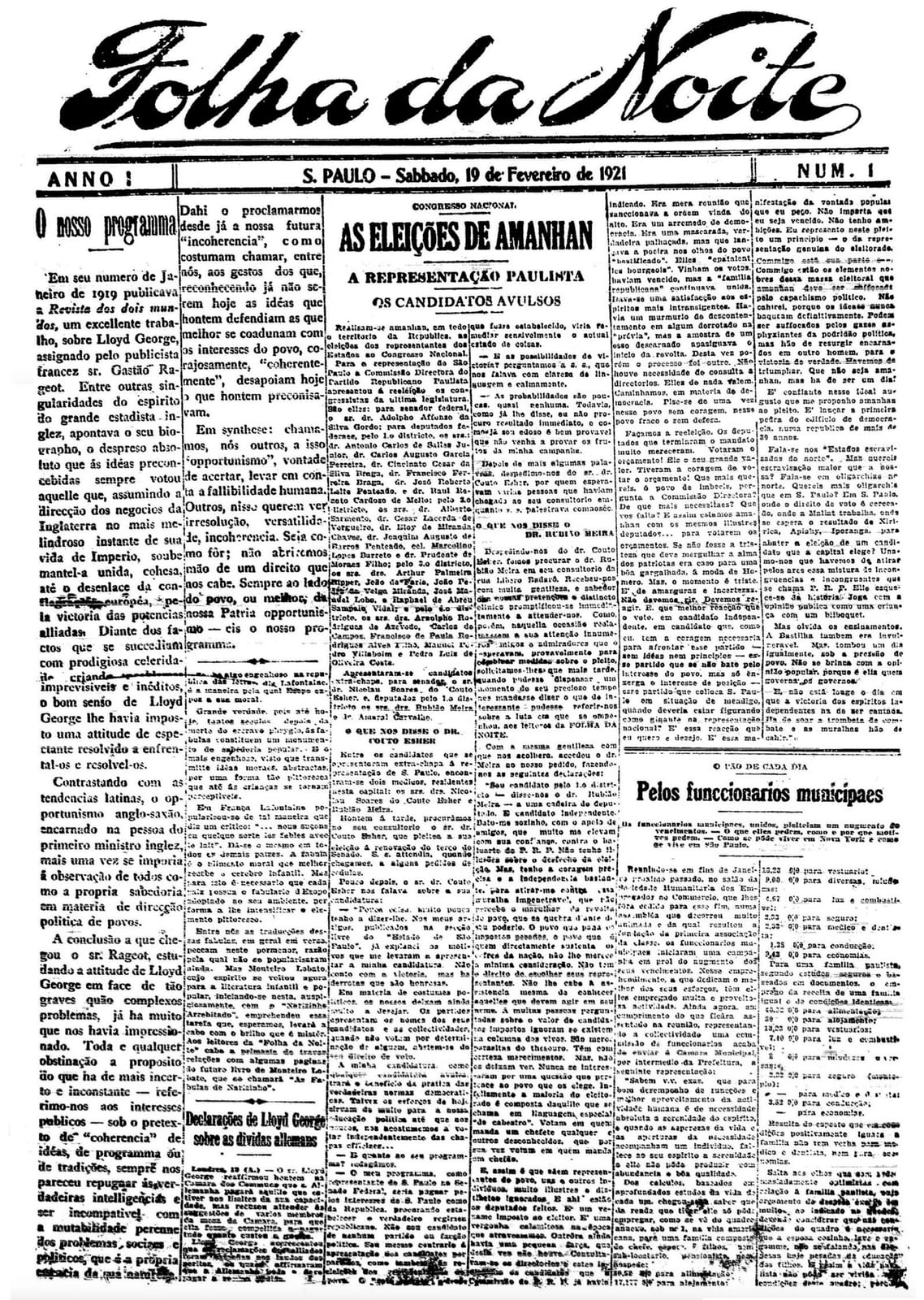 Aos 100 anos, uma leitura assídua da Folha do Mate