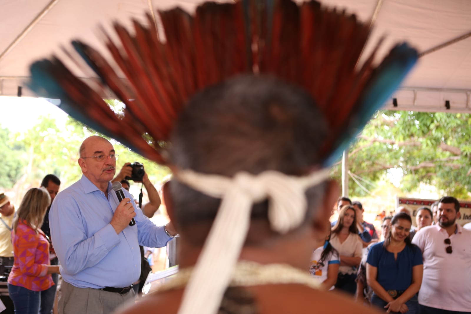 Tocantínia celebra aniversário em grande estilo com alvorada festiva, ato cívico e cultura indígena Xerente