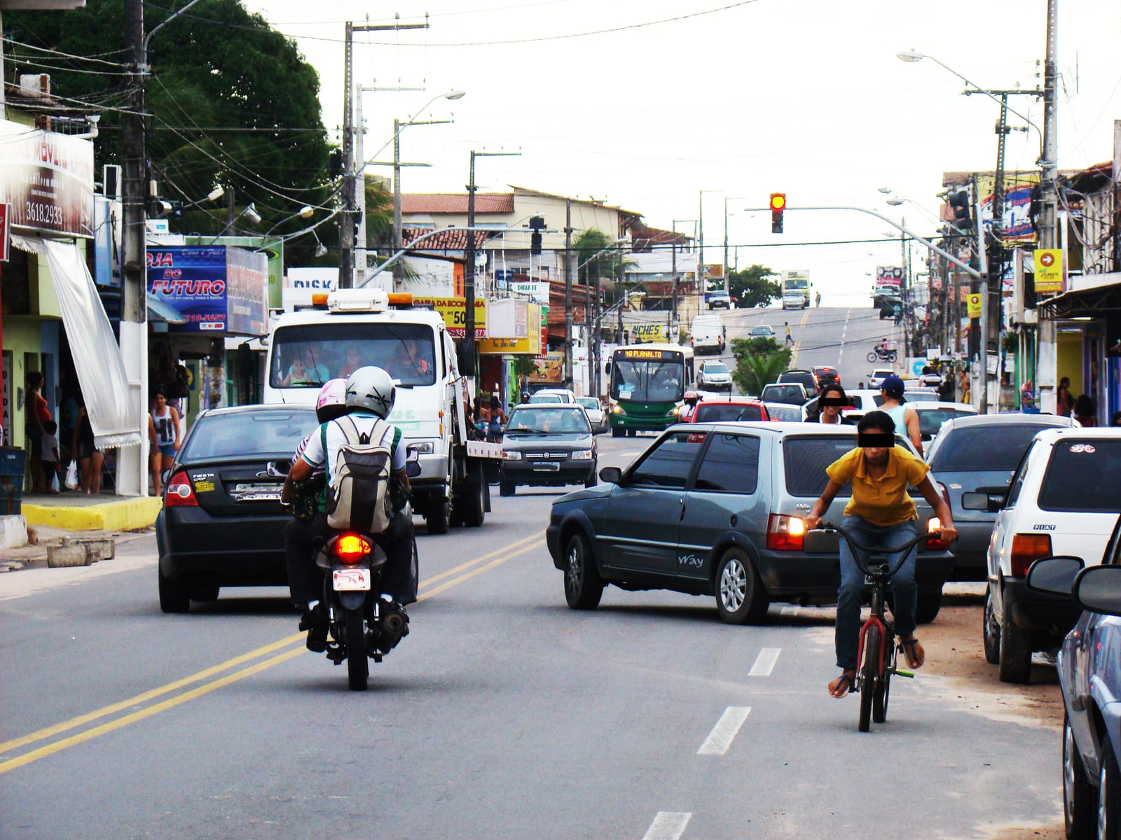 Ciclista fica ferido após colisão com carro em São Bento do Sul, no Planalto Norte de SC