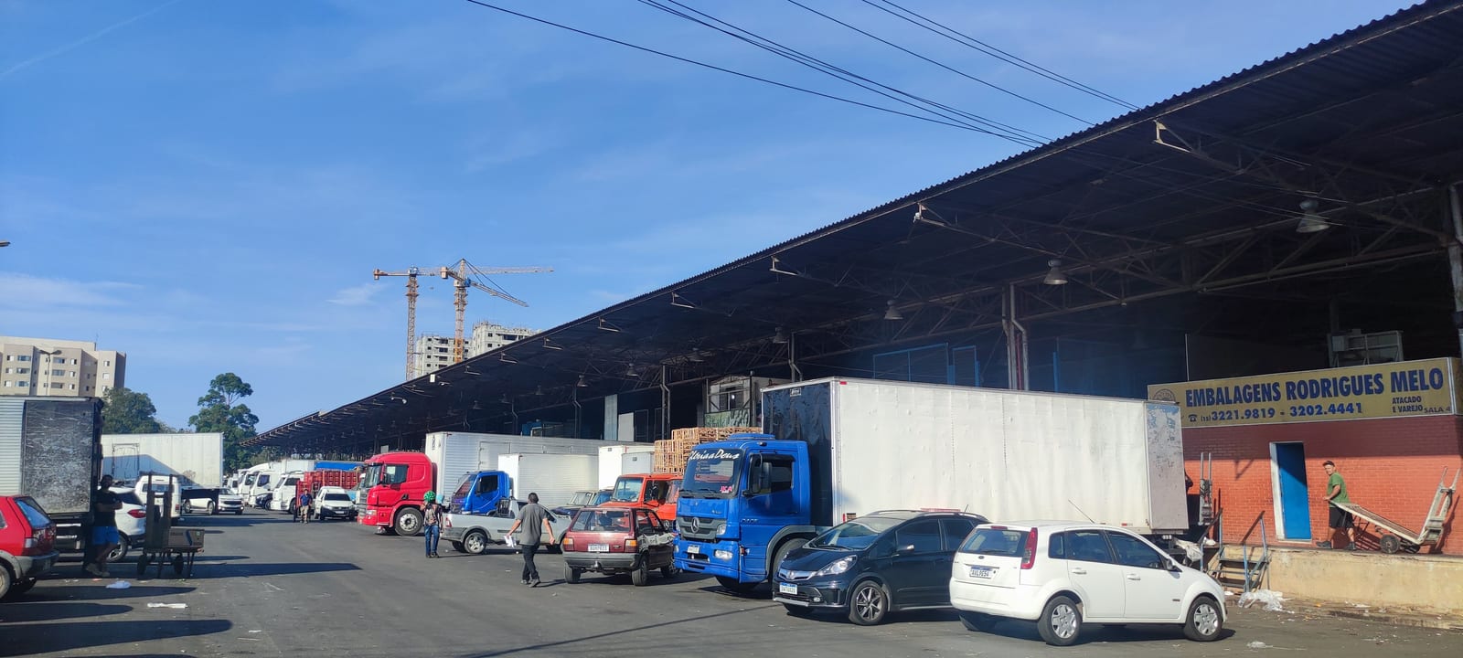 Ceagesp constrói estrutura provisória para atingidos por incêndio