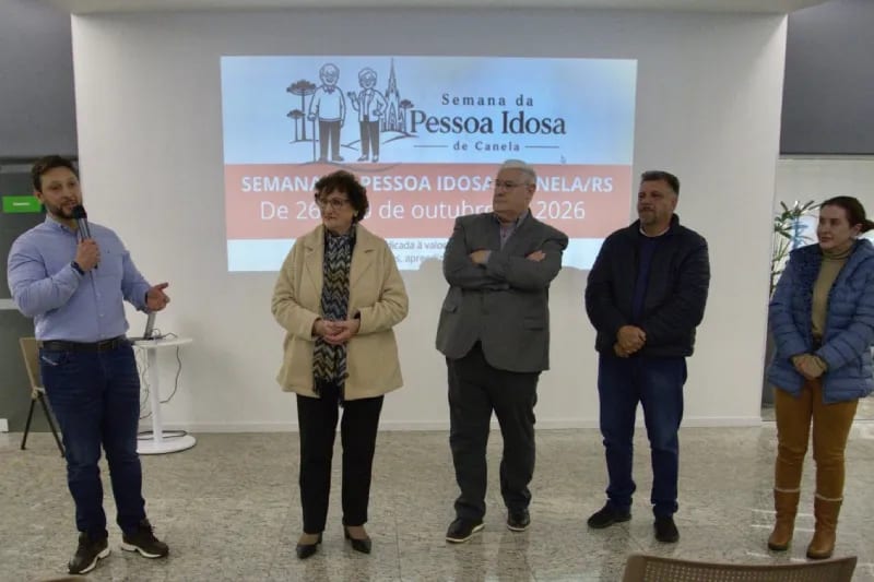 Integração, conhecimento e cultura marcam abertura da Semana da Pessoa Idosa em Canela