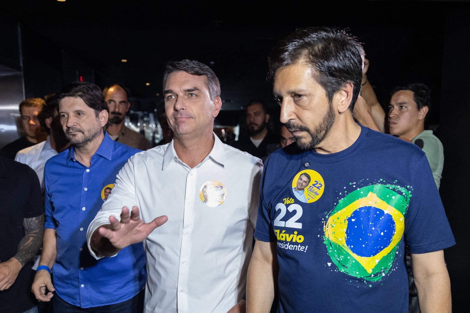 Flávio reúne Tarcísio e prefeitos em SP e diz esperar Justiça Eleitoral mais ágil contra fake news