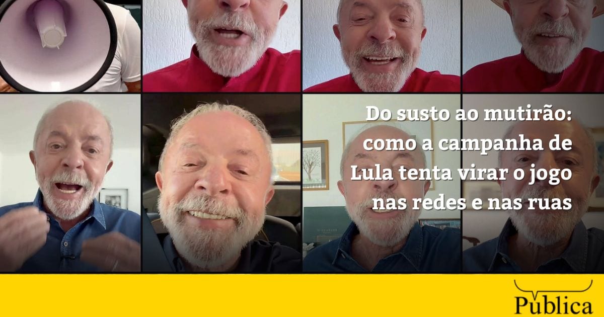 Do susto ao mutirão: como a campanha de Lula tenta virar o jogo nas redes e nas ruas