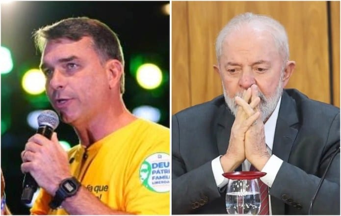 Flávio Bolsonaro lidera em São Paulo com 38%; Lula tem 33%