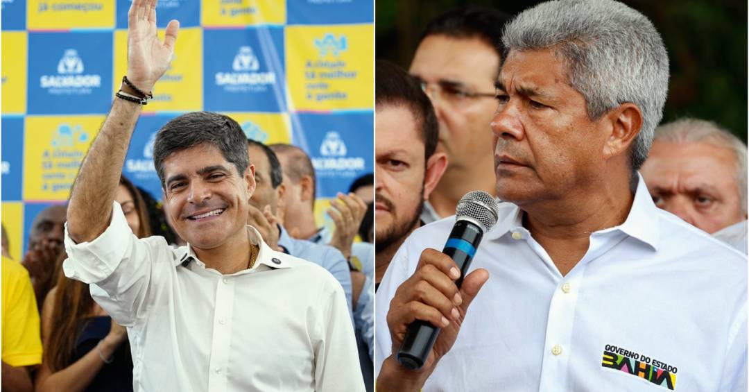 Disputa na Bahia: ACM Neto lidera, Jerônimo é o mais rejeitado