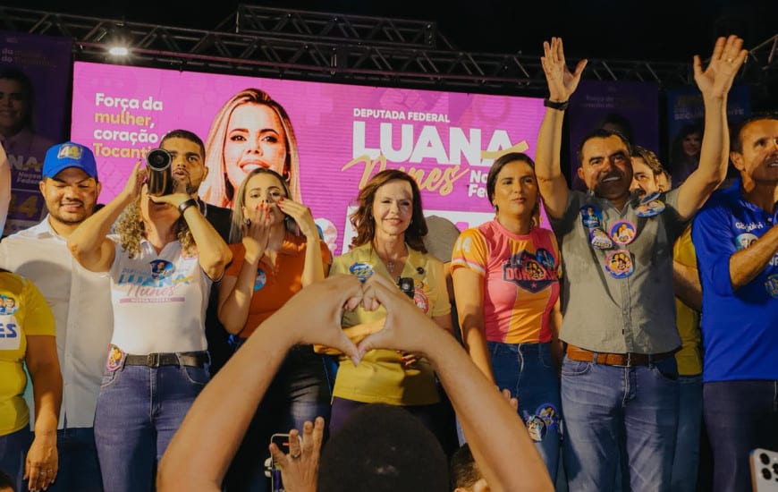 DORINHA DESTACA INVESTIMENTOS E DEFENDE CONTINUIDADE DA GESTÃO EM AGENDA NO SUL DO TOCANTINS