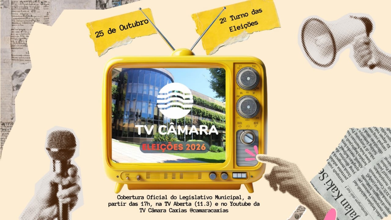 TV Câmara Caxias fará a cobertura ao vivo do segundo turno das Eleições presidenciais