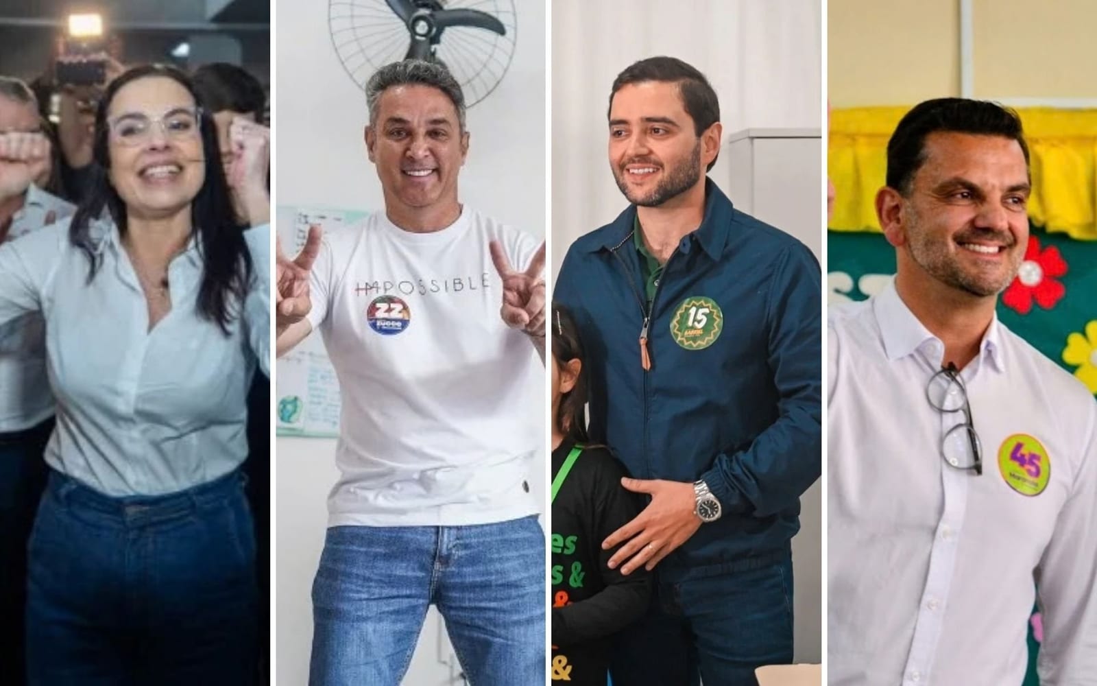 Zucco, Brizola, Souza e Maranata votam no 1º turno do RS