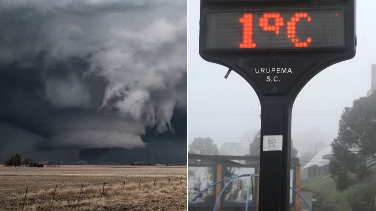Antes do frio, ciclone provoca ‘chuvarada’ em 7 estados na véspera das eleições; veja onde a chuva chega a 200 mm
