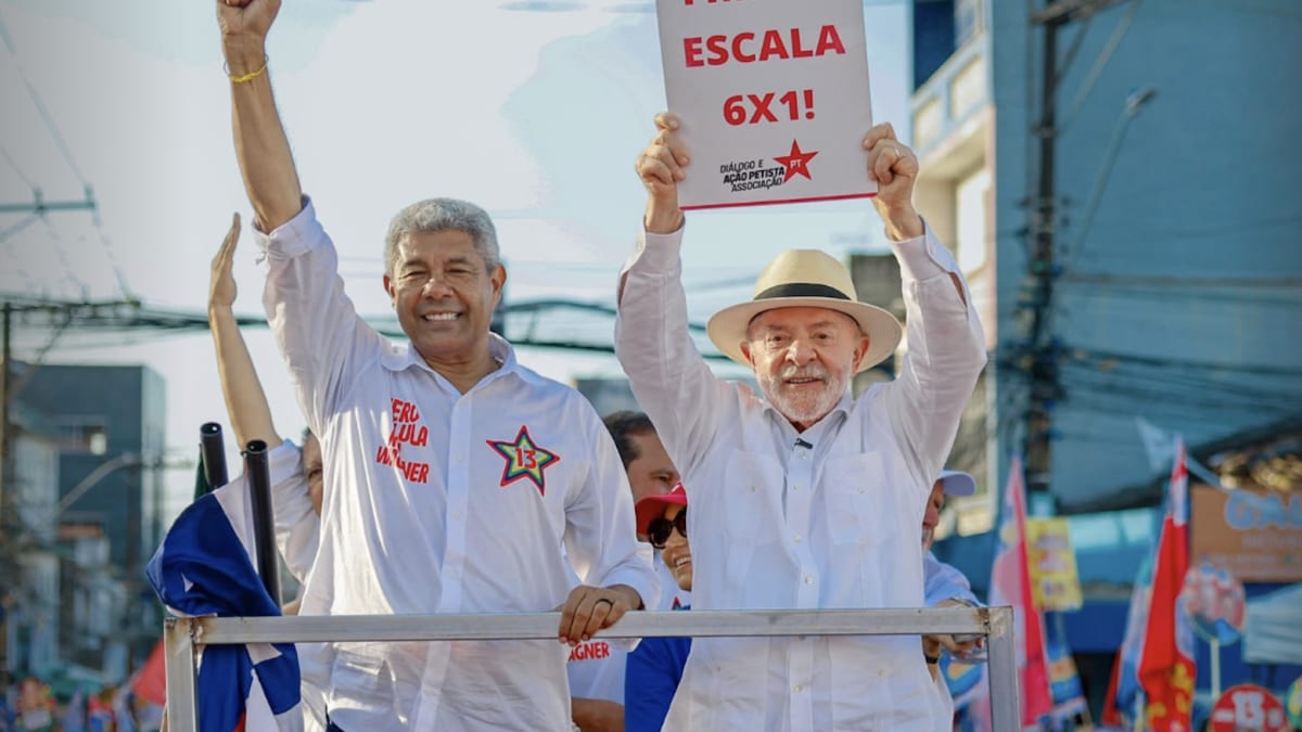 Na Bahia, Lula cita plano de governo e foca em defesa e política externa