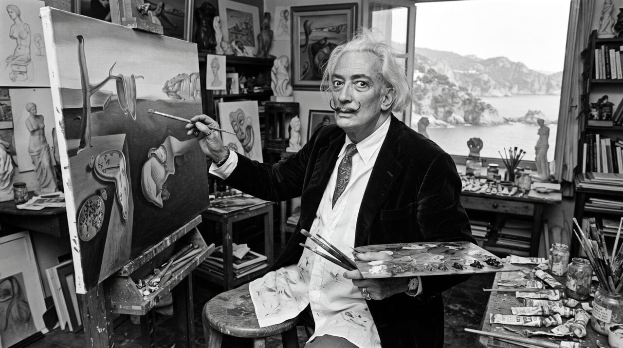 Salvador Dalí, o grande mestre do surrealismo, sobre a própria singularidade: “A única diferença entre mim e um louco é