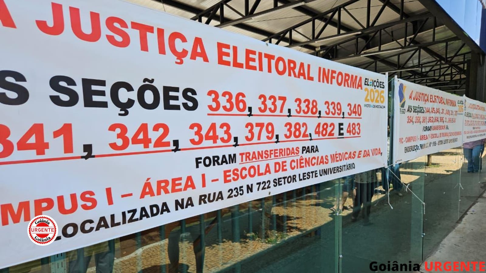 Mudança de seções na PUC provoca confusão em locais de votação em Goiânia
