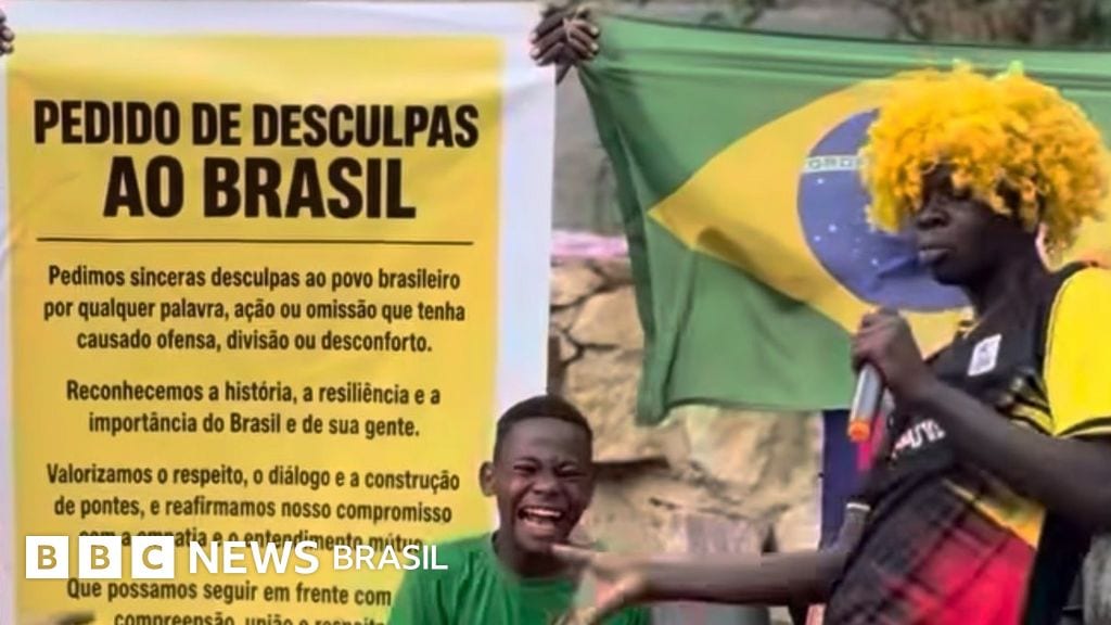 Grupo de dança de crianças africanas que recebeu por vídeo pró-Flávio Bolsonaro apaga material e pede desculpas