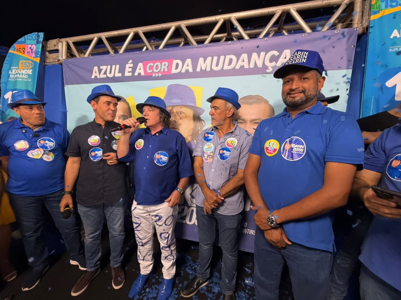 Ksarin (Podemos) anuncia apoio a Vicentinho Júnior ao governo do Tocantins