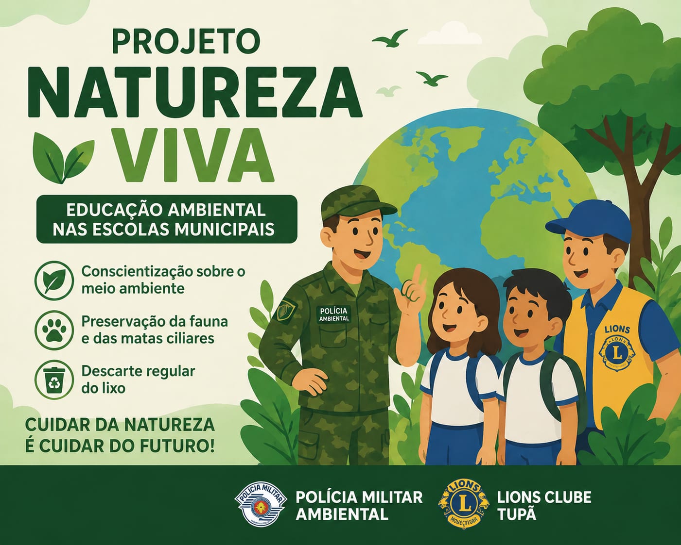 Prefeitura fortalece educação ambiental com projeto “Natureza Viva” nas escolas municipais