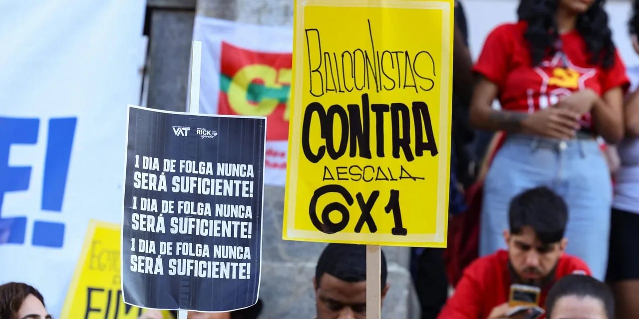 Fim da escala 6x1 prevê transição de 14 meses