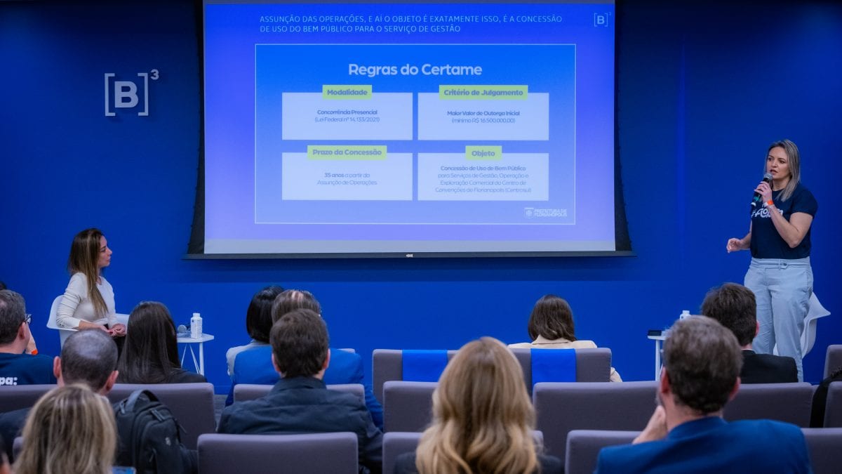 Florianópolis apresenta concessão do CentroSul na B3