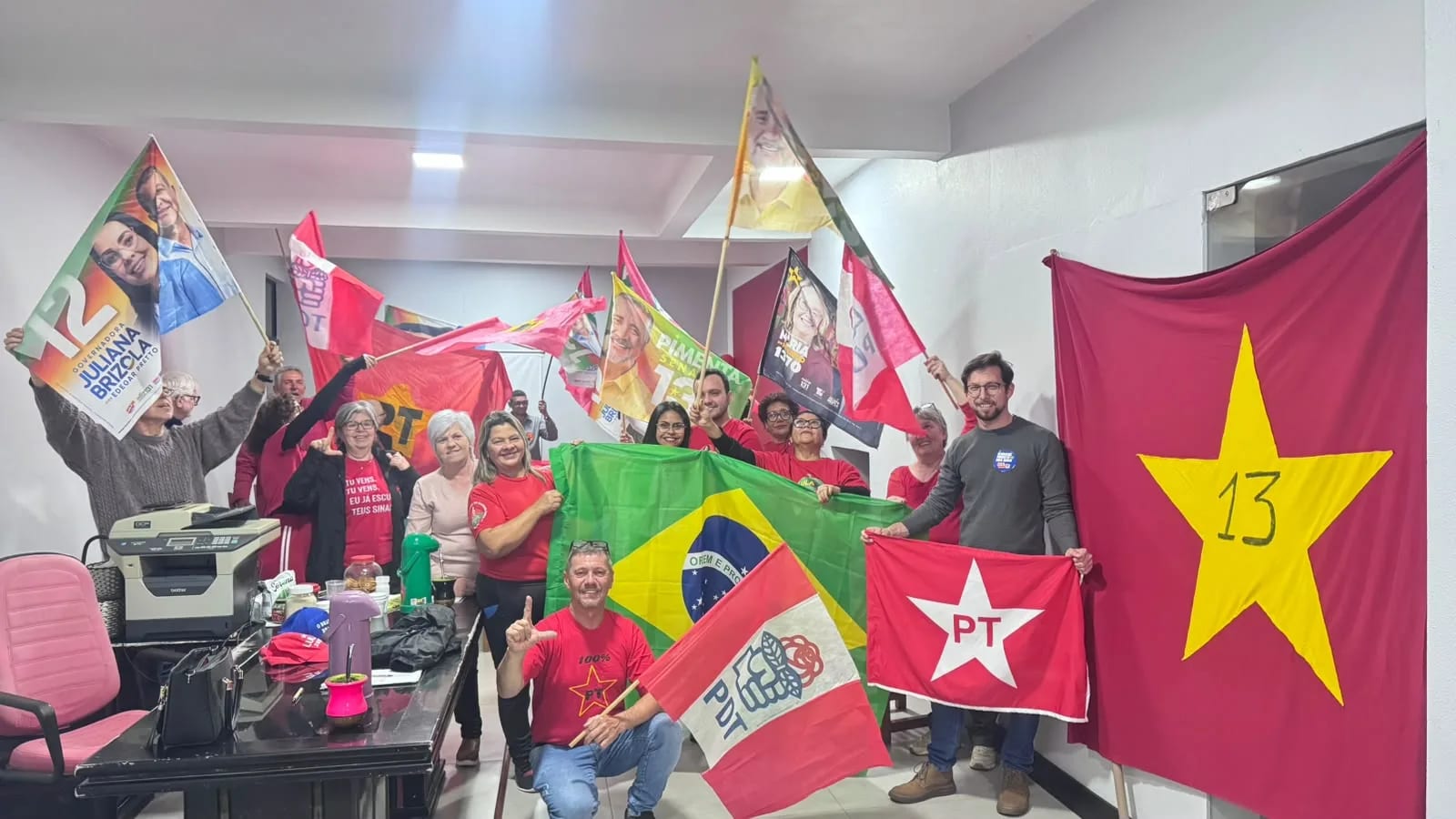Coligação PT-PDT inaugura comitê em Candelária nesta quinta (17)