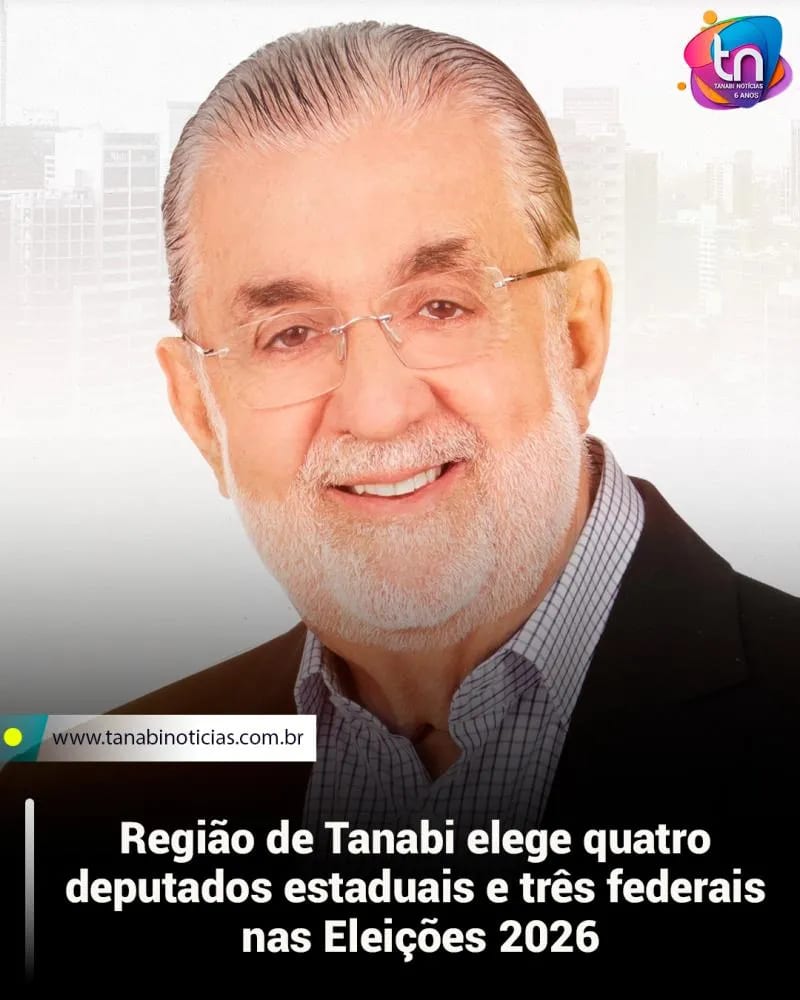 Região de Tanabi elege 4 estaduais e 3 federais nas Eleições 2026