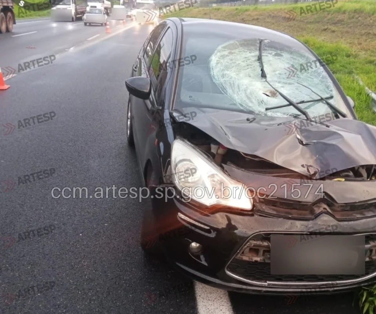 Pedestre morre atropelado na Rodovia dos Bandeirantes, em Campinas; acidente causa congestionamento