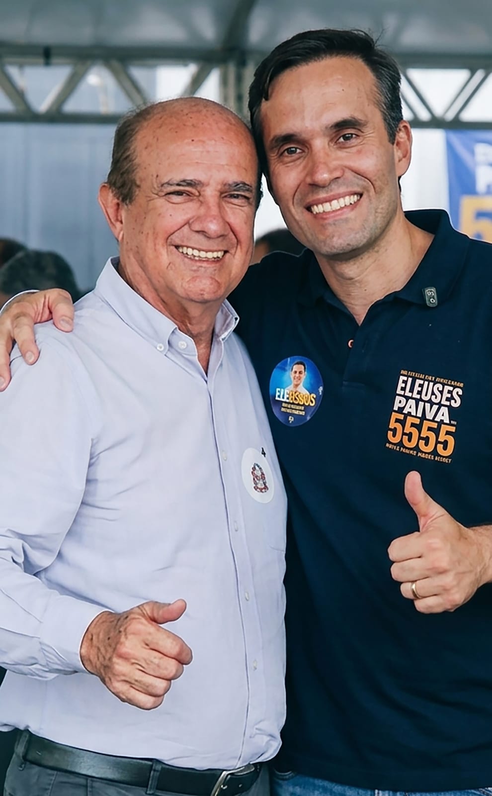 Sylvinho recebeu candidato Eleuses Paiva em casa na semana passada