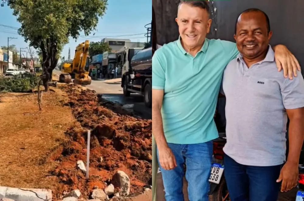 Joatan de Jesus acompanha começo da requalificação da Avenida Tocantins e ressalta impacto para a região sul