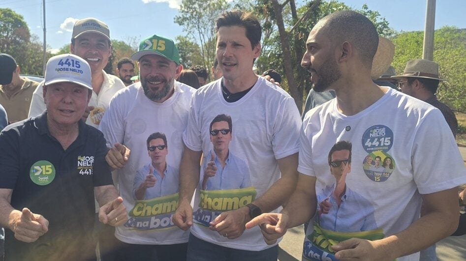 Carreata em Niquelândia reúne Daniel Vilela e Gracinha Caiado em evento organizado pelo prefeito