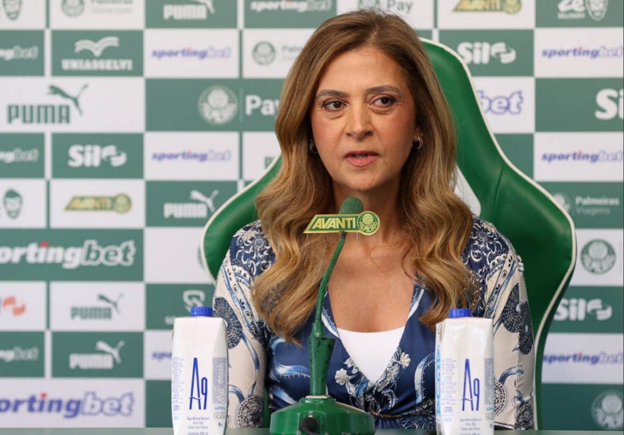 Leila Pereira pede apoio no Palmeiras e diz que vai sair do futebol em 2027