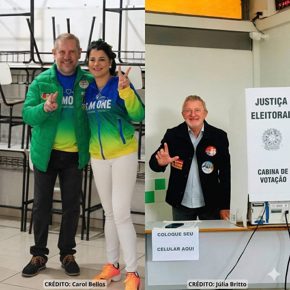Candidatos de São Leopoldo votam nas primeiras horas do domingo (4)