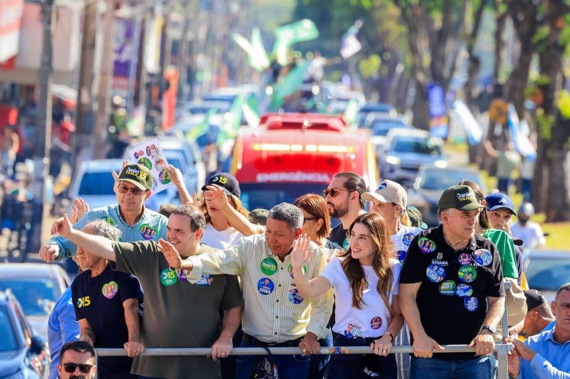 Iara lidera carreata de 18,12 km em Goiânia pela reeleição de Daniel Vilela