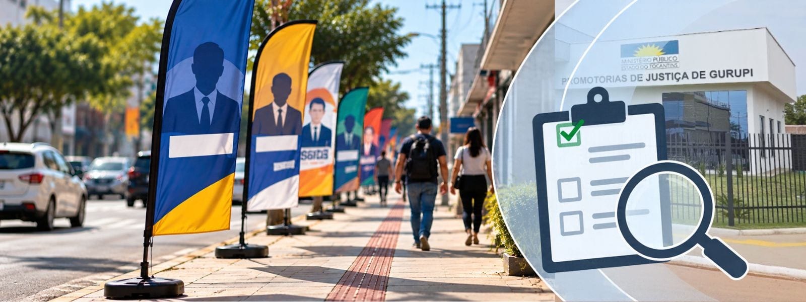 MPE pede fiscalização de wind banners em Gurupi