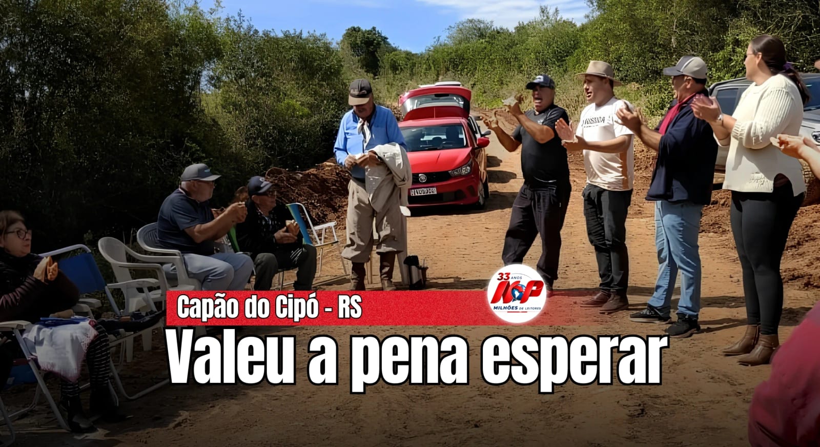 Capão do Cipó: pontilhão quase pronto após enxurrada de 2025