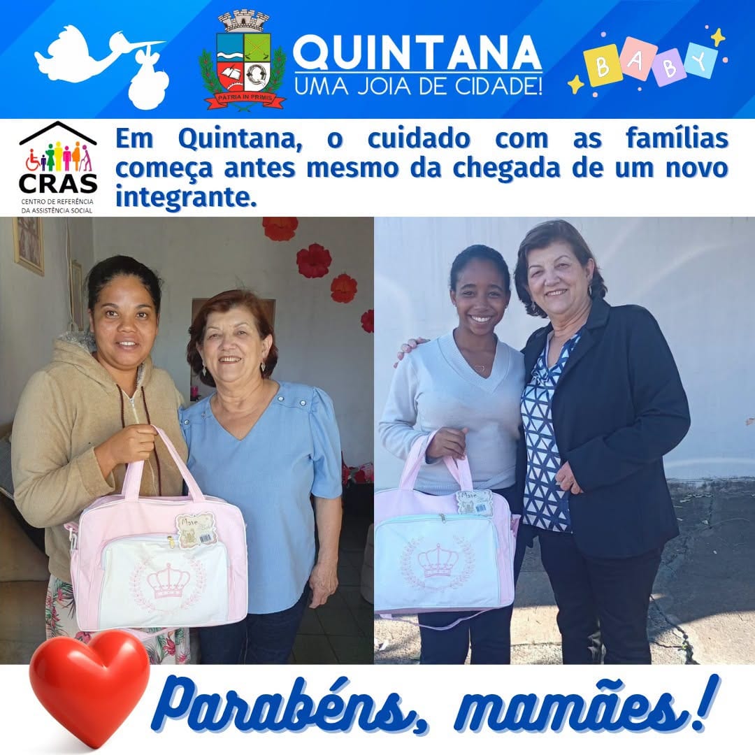 Quintana entrega Kit Maternidade a gestantes liderado por prefeito
