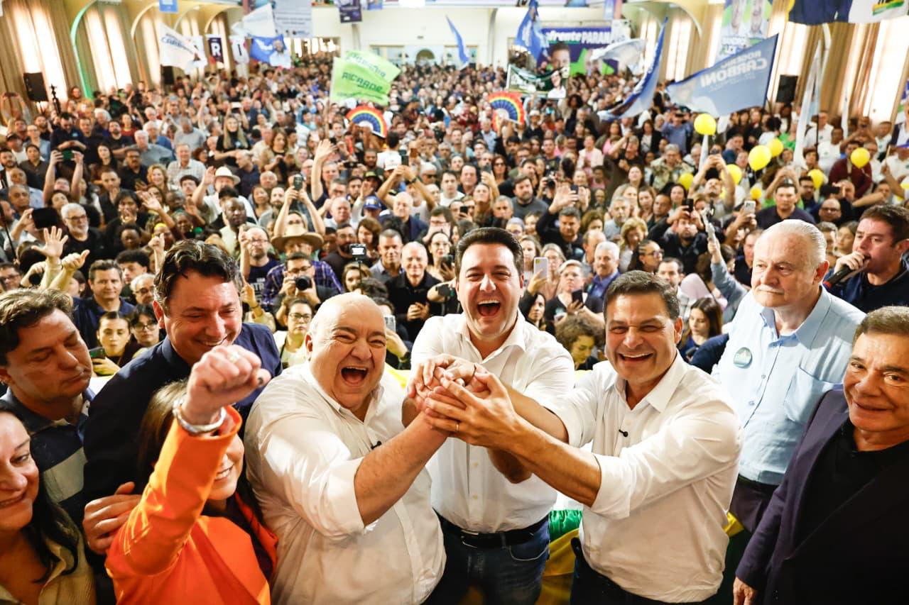 MDB confirma apoio a Sandro Alex e escolhe Rafael Greca como vice