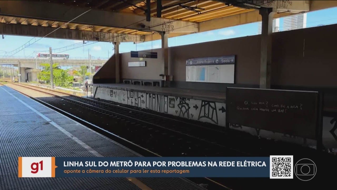 Linha Sul do Metrô do Recife volta a funcionar mais de 12 horas após falha elétrica