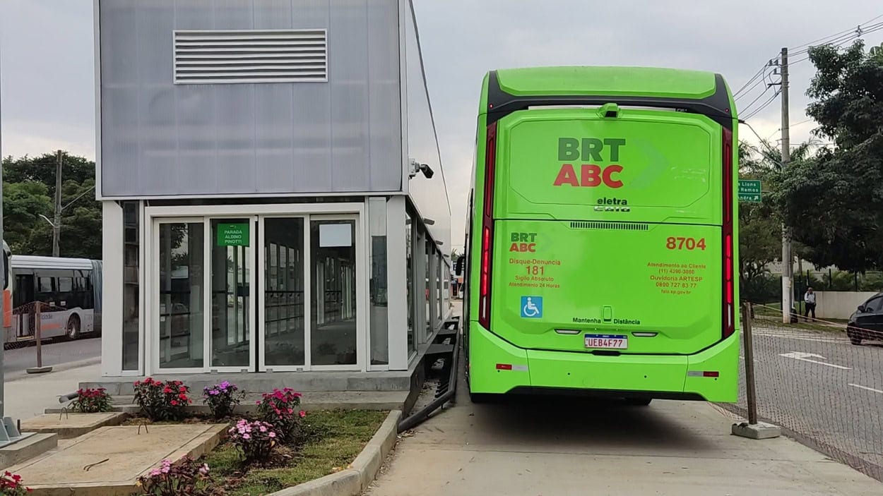 Next conclui 10 km do BRT ABC e pede autorização para operar