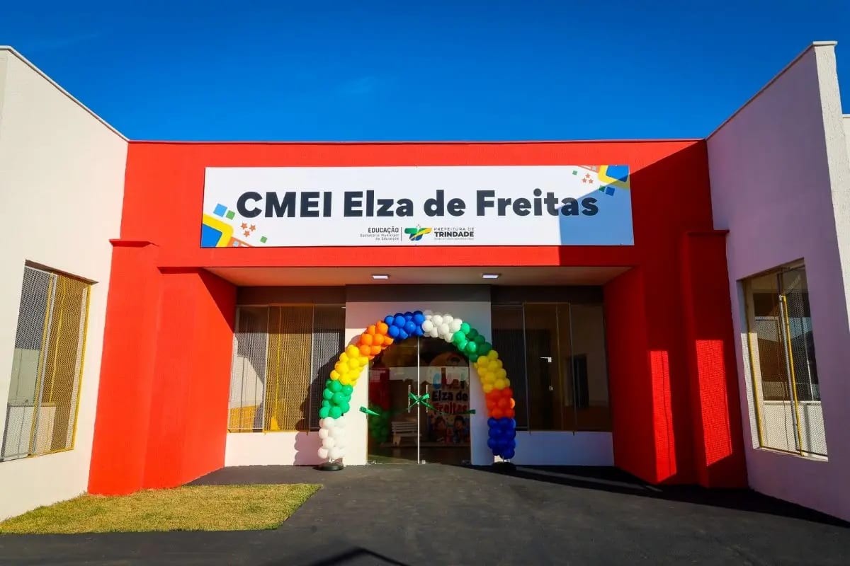 Trindade inaugura Cmei Elza para 250 crianças e anuncia fim da fila