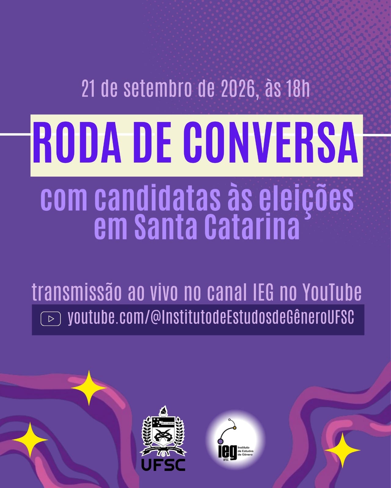 UFSC promove roda online com candidatas a deputadas e senadoras de SC