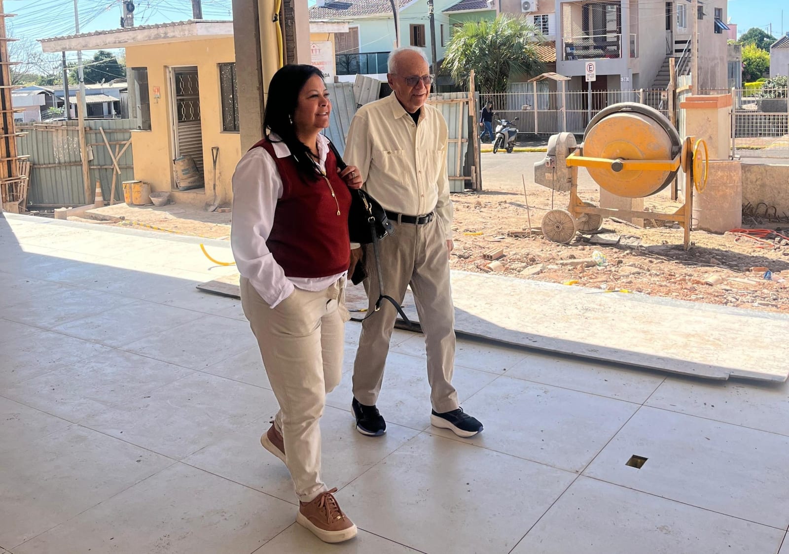 Presidente da Câmara acompanha projetos de ampliação e melhorias da Santa Casa de Alegrete