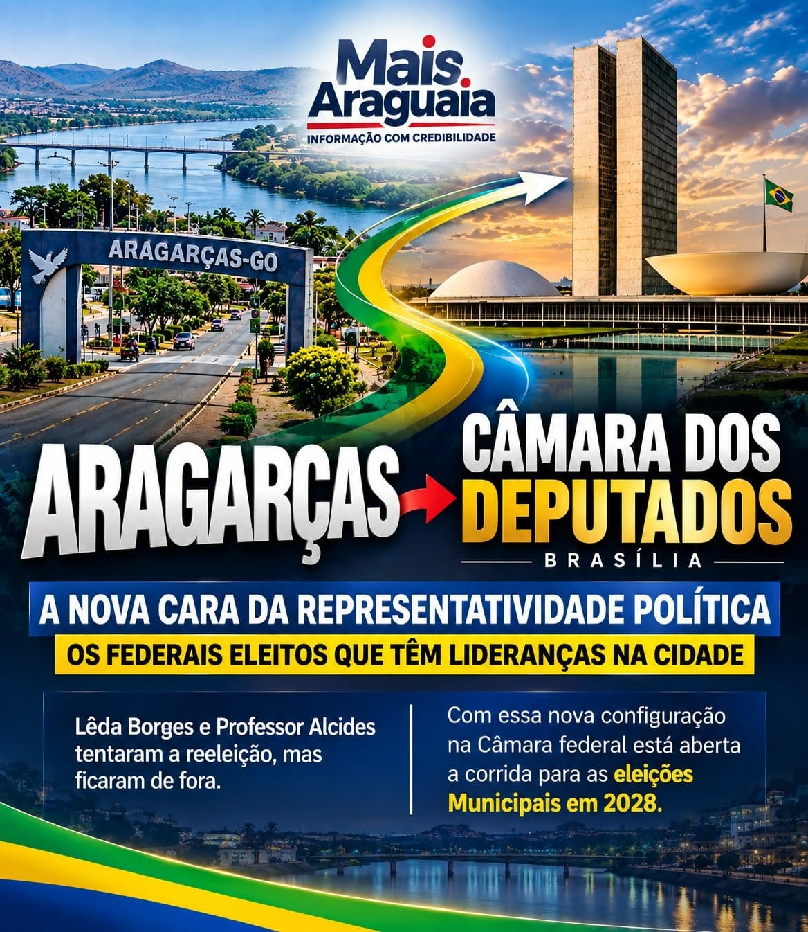 Aragarças ganha nova configuração de representatividade política em Brasília
