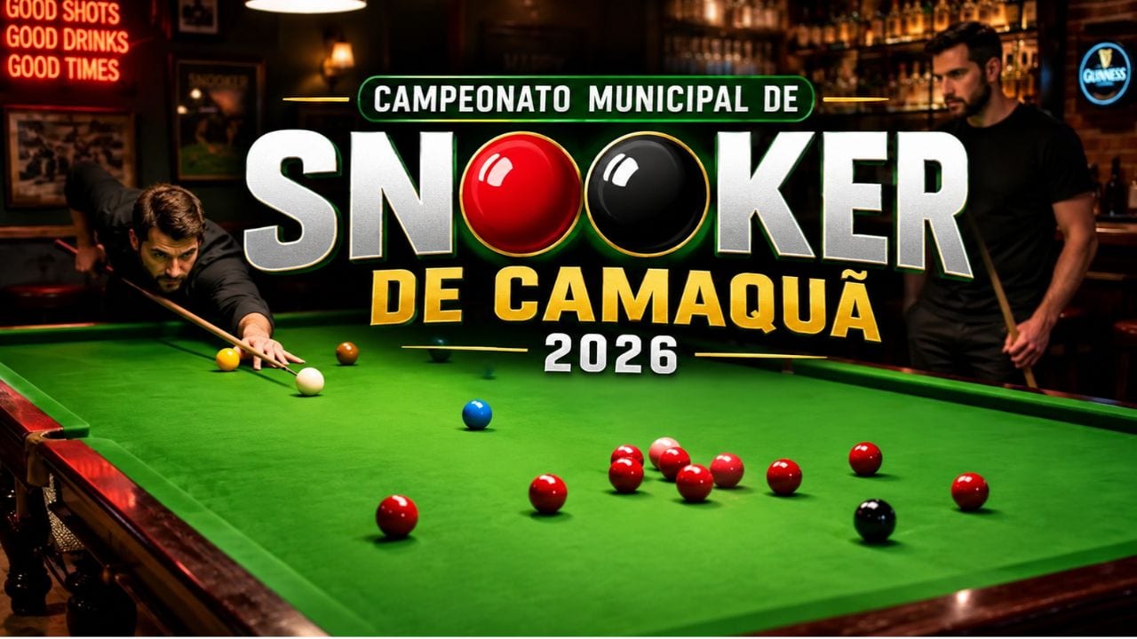 Campeonato Municipal de Snooker de Camaquã inicia semifinais com vantagem dos visitantes