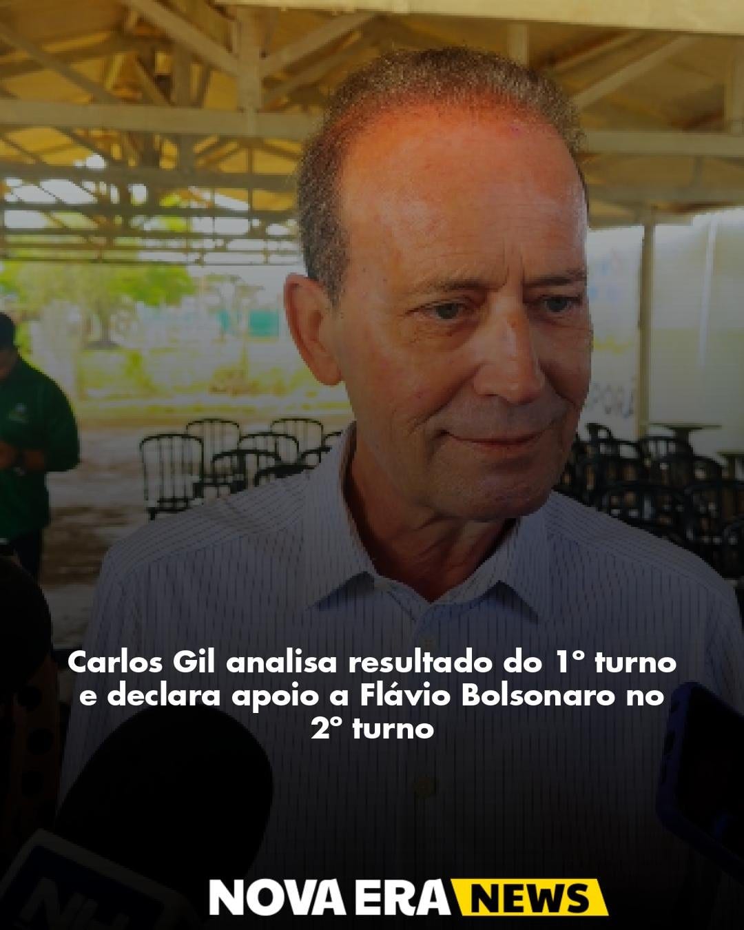 Carlos Gil analisa resultado do 1º turno e declara apoio a Flávio Bolsonaro no 2º turno