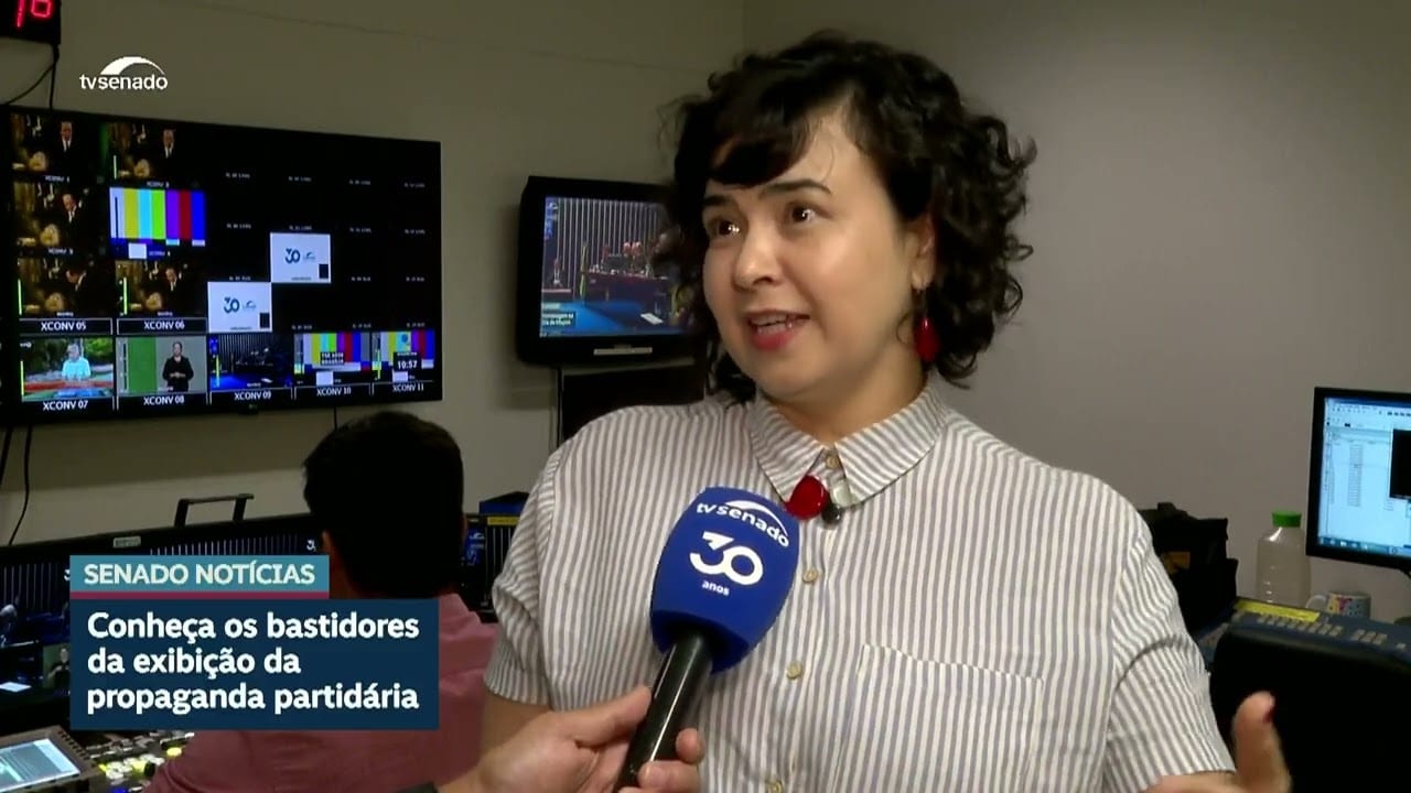 Vídeo: Saiba como a propaganda eleitoral é preparada para ir ao ar na TV Senado