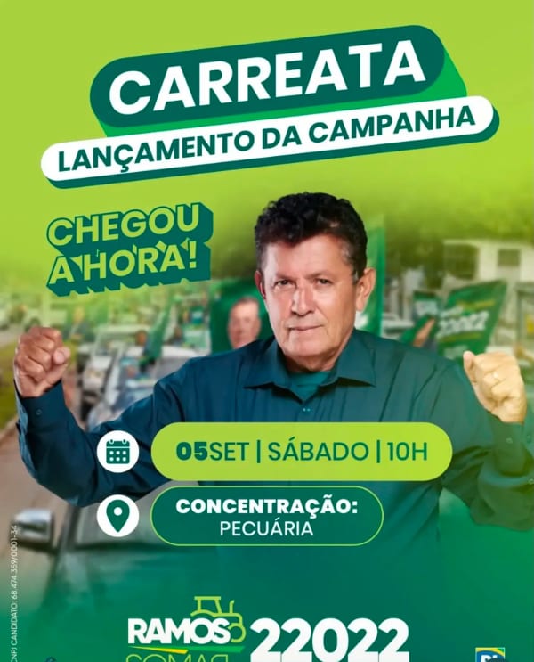 Carreata de Ramos Somar reúne ~500 carros em Formosa