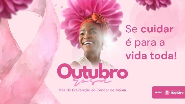 Outubro Rosa terá ações de saúde da mulher nas unidades de Registro-SP