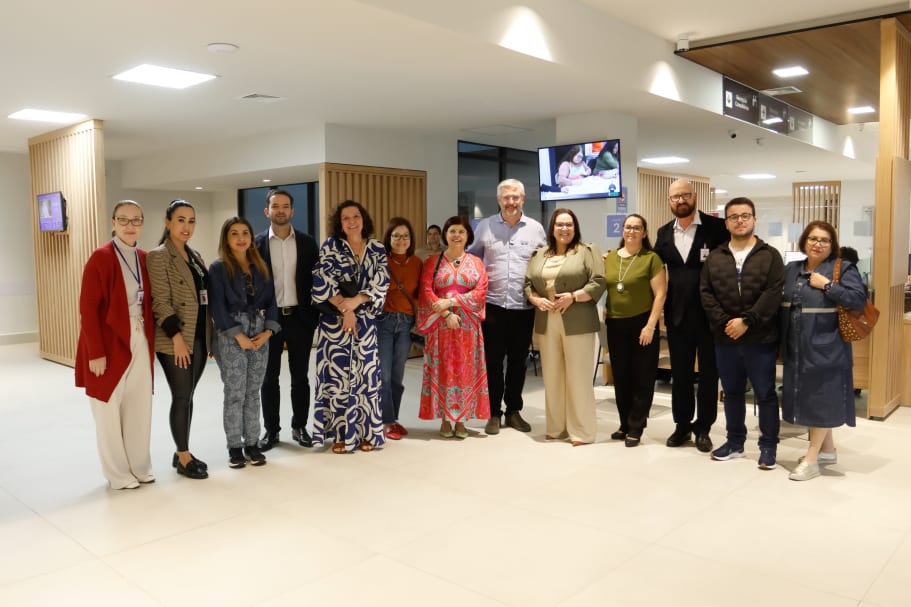 Ministério da Saúde fez visita técnica ao Hospital Papa Francisco, em Pinhais