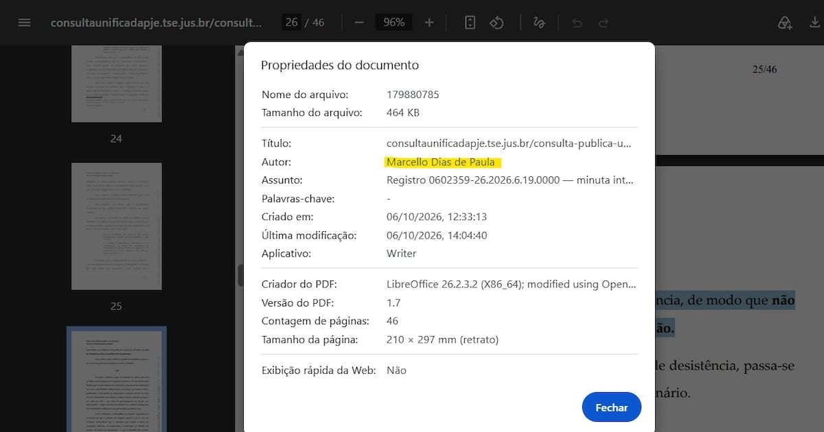 Advogado de Garotinho aparece no TSE como autor do parecer por desistência eleitoral; entenda