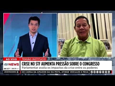 Mourão (RS) diz que Moraes não pode continuar no STF depois desta segunda