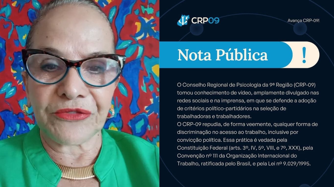 Conselho de Psicologia emite nota de repúdio após psicóloga oferecer seleção de funcionários de direita a empresários