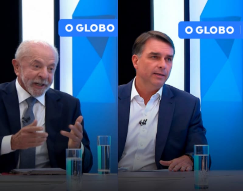 O GLOBO: Lula supera Flávio Bolsonaro em avaliação de colunistas após sabatinas na TV Globo